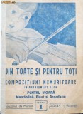 Cumpara ieftin Magazinul de Muzica Doina, autograf Prof. Gh. Alexa, Liveni, Botosani, 1946