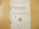 Circulara catre admin. creditelor agricole Buc. 1889