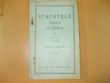 Statute Soc. pt Protectia Copiilor Bucuresti 1908