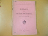 Regulament pt numire membri corp didactic Buc. 1915
