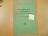 Regulament scoli primare de invatatori 1915