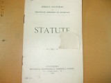 Statute cerc maestri armurieri de regimente Buc. 1910