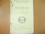 Statute Prima Soc. chelneri Romania Buc. 1906