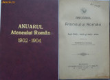 Cumpara ieftin Anuarul Ateneului Roman , 1902 - 1904, Alta editura