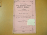 Statute Soc. romano - germana Egalitatea Buc. 1891