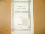Statute Soc. romane de economie si comert Buc. 1894