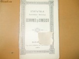 Statute Soc. romane de economie si comert Buc. 1894