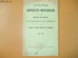 Statute Corporatie meseriasi Oltenita Giurgiu 1907