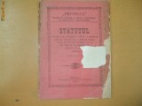 Statut Soc. meseriasi ,,Petricica&quot; Piatra Neamt 1897