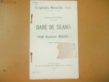 Dare de seama Corporatie ,,Traian&quot; T. Severin 1912