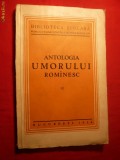 ANTOLOGIA UMORULUI ROMANESC vol.II -1934