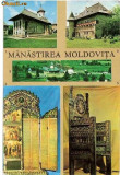 CP186-50 Manastirea Moldovita -carte postala necirculata