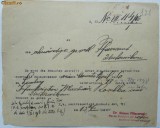 Document medical austriac, Radauti, Bucovina, 1916