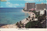 USA , SUA - Waikiki Beach-Hawaii, Circulata, Printata