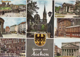 Ilustrata Germania-Aachen, Circulata, Printata