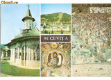 CP188-61 Manastirea Sucevita -carte postala necirculata