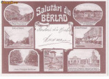 CP188-73 Colectia ,,Barladul de altadata&quot; -Salutari din Berlad 1906 -(reprint) -carte postala necirculata