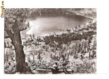 CP189-76 Tusnad -Lacul ,,Sf. Ana&quot; -RPR -carte postala circulata 1962