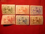 Serie- Familia Regala Spaniola 1907 Spania ,6 val.cu sarniera