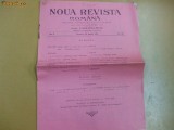 Noua Revista Romana Dir: C.R. Motru 29 04 1912