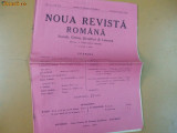 Noua Revista Romana Dir: C.R. Motru 15 06 1914