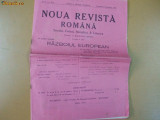 Noua Revista Romana Dir: C.R. Motru 14 09 1914