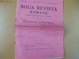 Noua Revista Romana Dir: C.R. Motru 14 09 1914