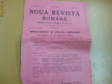 Noua Revista Romana Dir: C.R. Motru 20 -27 09 1915