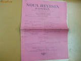 Noua Revista Romana Dir: C.R. Motru 27 05 1912