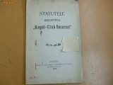 Statute Soc. ,,Kegel - Club Bucarest&quot; Buc. 1912