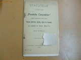 Statut Soc. ,,Poalele Carpatilor&quot; Balta T. Severin 1909