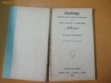 Statute Soc. aj. bolnavi ,,Albina&quot; T. Severin 1910