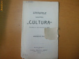 Statute Societatii ,,Cultura&quot; Bucuresti 1909
