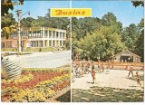 CP192-41 Buzias: Complex parc; Strand -carte postala circulata 1976