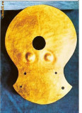 CP194-16 Idol mare de aur din tezaurul de la Moigrad, jud.Salaj - Muzeul National de Istorie -carte postala necirculata