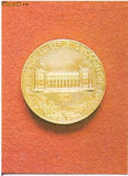 CP194-48 Medalie(avers) reprezentand Muzeul National de Istorie al RSR emisa in 1971-carte postala necirculata