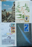 4 Cp , 2 circulate ; Tokyo - Galati ; Israel , Daciada , cometa Halley, Ambele