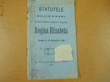 Statute Soc. binefacere ,,Regina Elisabeta&quot; Buc. 1908