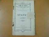 Statut Soc. imprumut ,,Cuibu cu barza&quot; Buc. 1911