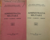 Cap. Vasilescu , Administr. militara , istoric , principii , Oradea Mare , 1924, Alta editura
