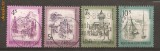 TSS01 AUSTRIA, SERIE COMPLETA STAMPILATA