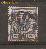 TSD02 GERMANIA, 20 Pf. / 1889 / OBLITERARE CLARA