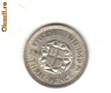 Bnk mnd Anglia Marea Britanie 3 pence 1937 argint, Europa