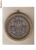CIA 23 Medalie 7. EUROPA -SHUTZENFEST -LIPPSTADT 1987(germana- heraldica interesanta) -dimensiuni aproximativ 42x45 milimetri