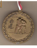 CIA 16 Medalie JUDO -dimensiuni aproximativ 50X55 milimetri, cu panglica de pus la gat