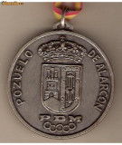 CIA 38 Medalie TURNEU INTERNATIONAL DE BASCHET FEMININ -1991 -dimensiuni aproximativ 56x62 milimetri, cu panglica de pus la gat