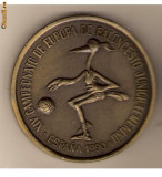 CIA 55 Medalie CAMPIONATUL EUROPEAN DE BASCHET JUNIORI, FEMININ, SPANIA 1990(participant) -dimensiuni aproximativ 61 milimetri