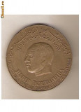 CIA 75 Medalie HABIB BOURGUIBA -PRESEDINTELE TUNISIEI -LIBERATORUL FEMEILOR -dimensiuni aproximativ 44 milimetri