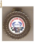 CIA 81 Medalie SPORTING CLUB TUSCOLANO -3 GRAND PRIX SCUOLA NUOTO 2002 -dimensiuni aproximativ 42X47 milimetri