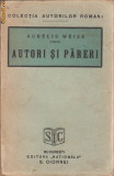 Aureliu Weiss / Autori si pareri (editie interbelica)